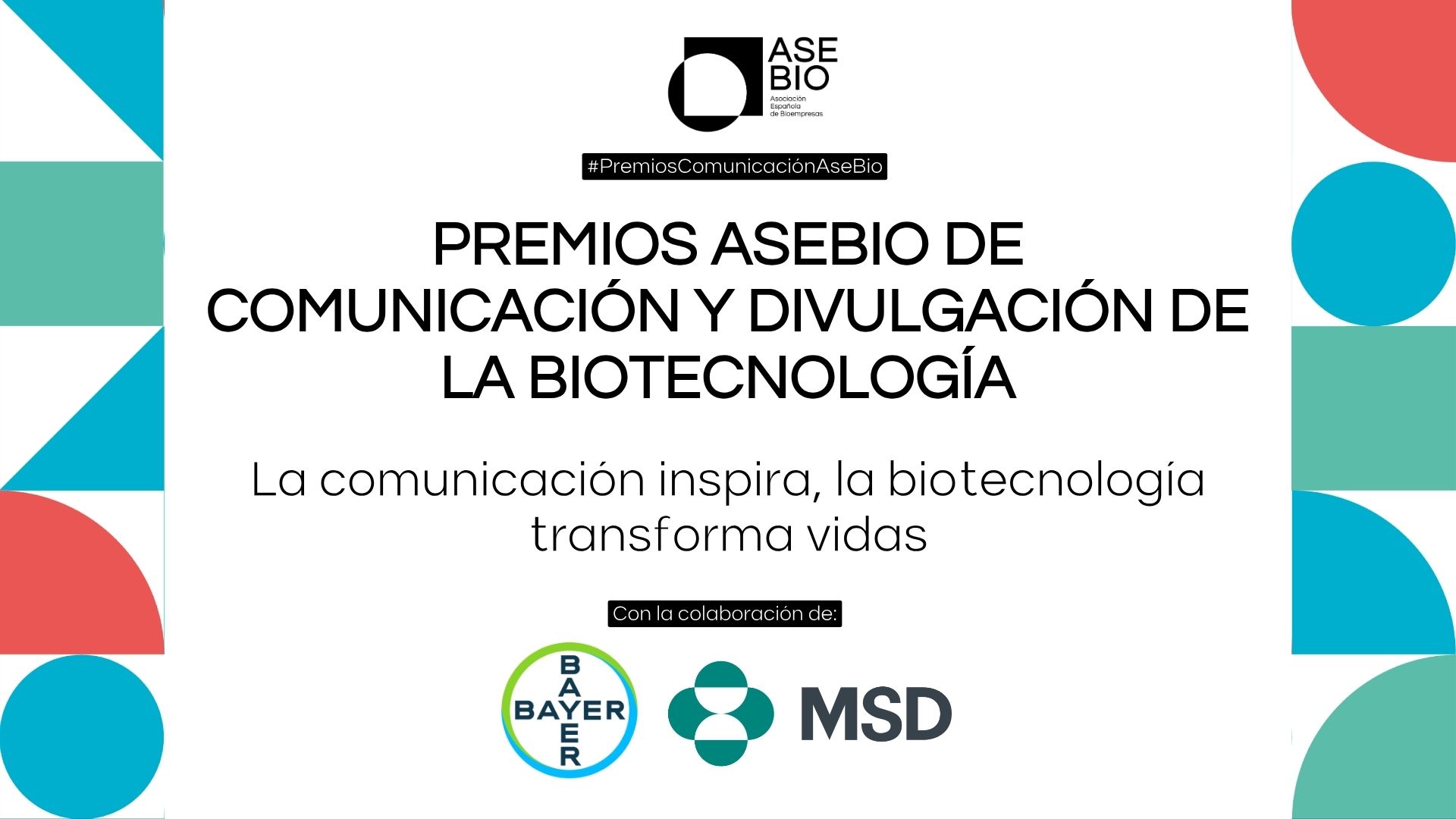 Banner Premios AseBio Comunicación