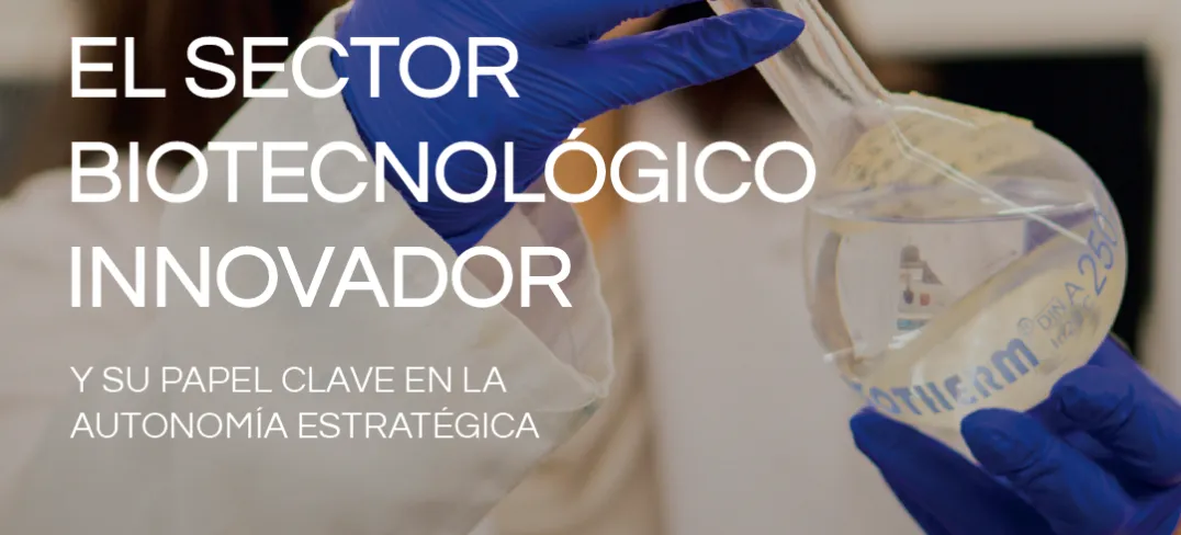 Portada del documento de AseBio "El sector biotecnológico innovador"