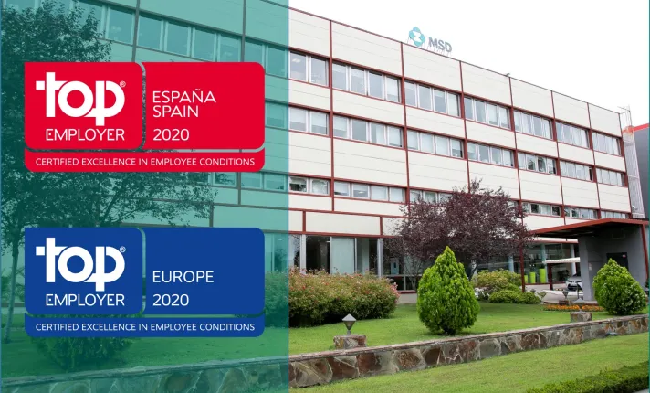 MSD recibe por quinto año consecutivo la certificación “Top Employer” España y Europa