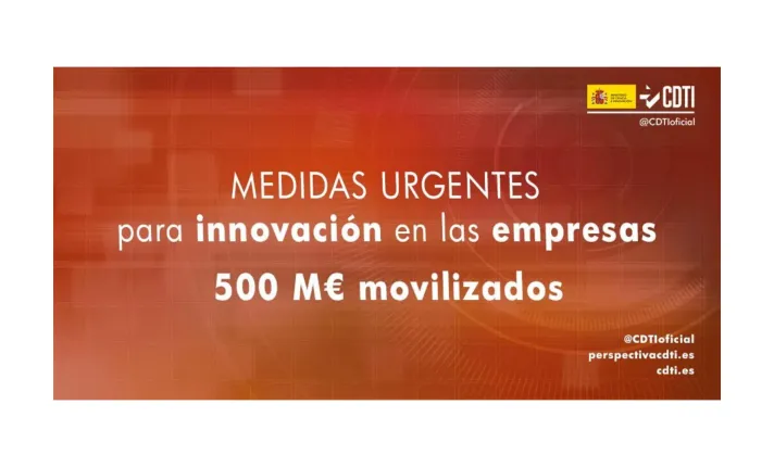 Medidas para movilizar cerca de 500 millones de euros para empresas innovadoras