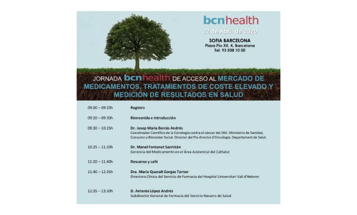 Jornada de Acceso al Mercado de Medicamentos, Tratamientos de Coste Elevado y Medición de Resultados en Salud