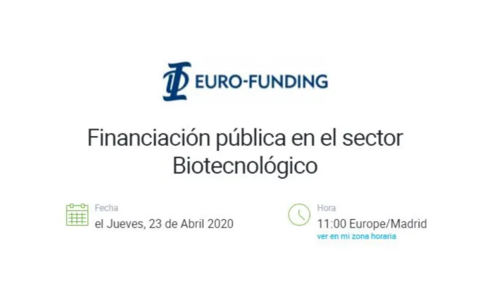 Financiación pública en el sector biotecnológico