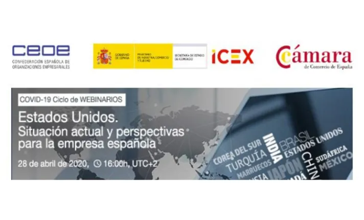 Webinar EE.UU-COVID19: situación actual y perspectivas para la empresa española