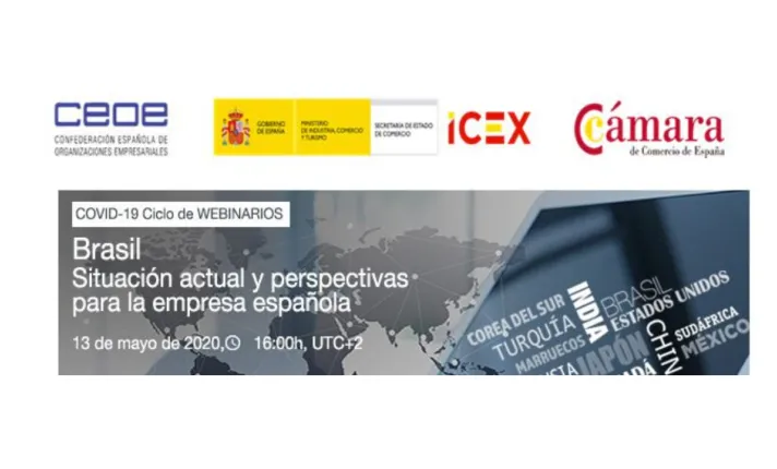 Webinario Brasil-Covid19: situación actual y perspectivas para la empresa española