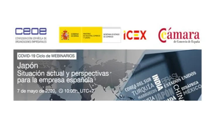 Webinario Japón-Covid19: situación actual y perspectivas para la empresa española