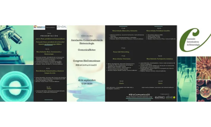 Congreso BioComunica20 se celebrará en formato virtual
