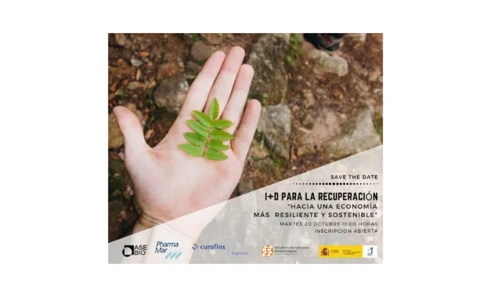 Evento virtual: "I+D para la Recuperación, hacia una economía más resiliente y sostenible"