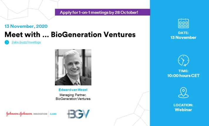 Meet with BioGeneration Ventures