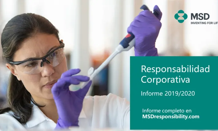 MSD publica su informe de Responsabilidad Corporativa 2019-2020