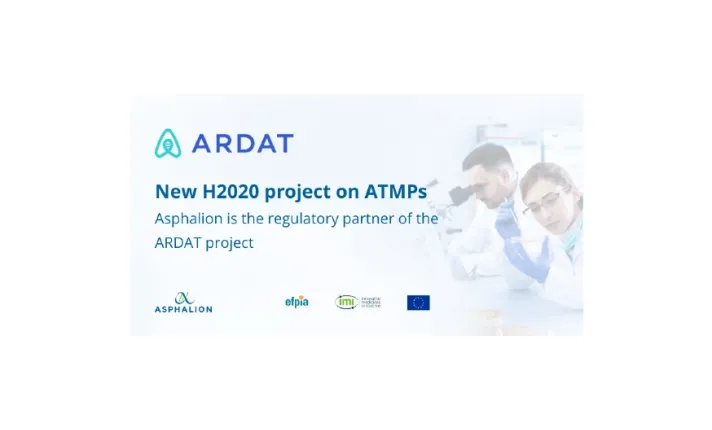 New H2020 project on ATMPs. Asphalion is the regulatory partner of the ARDAT project  