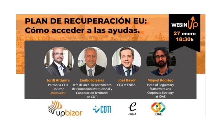 CDTI webinar plan de recuperación