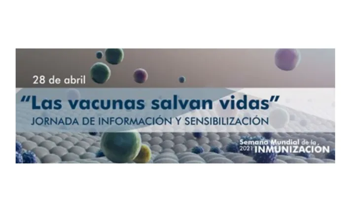Jornada online "Información y sensibilización: las vacunas salvan vidas". 