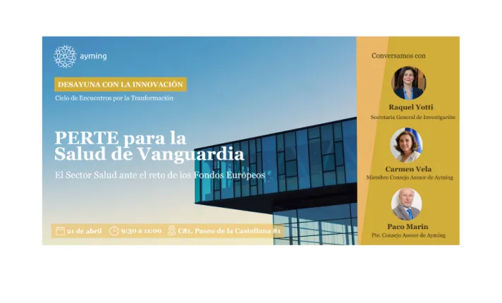 PERTE Salud: Desayuno con Raquel Yotti, Secretaria General de Investigación