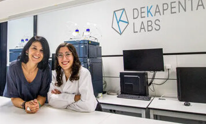 Ruth Vellvé y Anna Domènech, fundadoras de Dekapenta (Foto: Parc Científic de Barcelona).