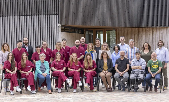 Foto de los profesionales del CMCiB