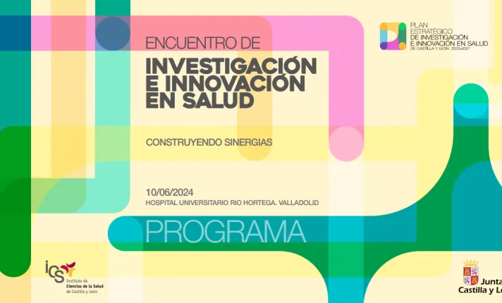 Cartel del evento de Investigación e innovación en salud 