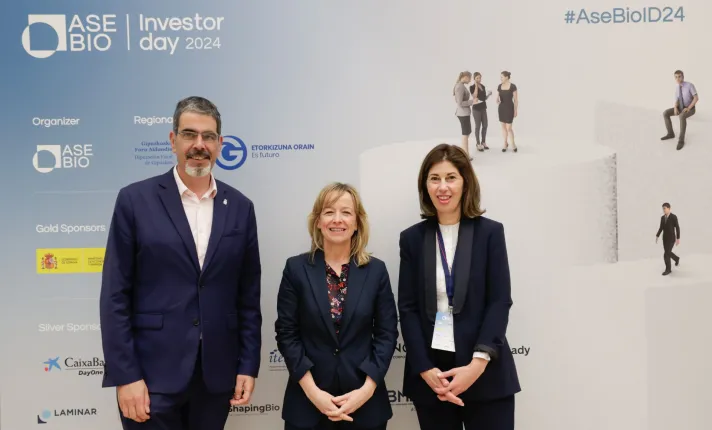 Autoridades en la inauguración del AseBio Investor Day 2024