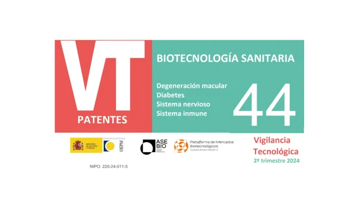 Portada del boletín de la OEPM relativo al segundo trimestre de 2024