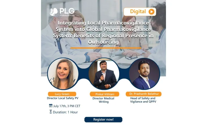 Webinar organizado por PLG sobre farmacovigilancia
