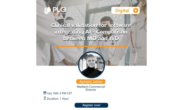 Webinar organizado por PLG sobre la aplicación en salud de la inteligencia artificial