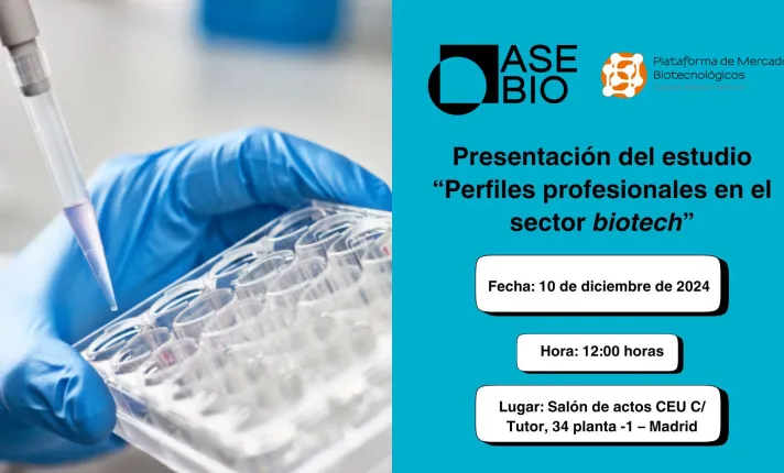 Presentación del estudio de perfiles profesionales biotech