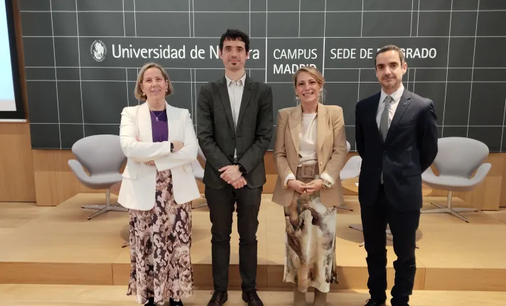 Participantes en la mesa sobre retos a la innovación de las startups organizada por la UNAV