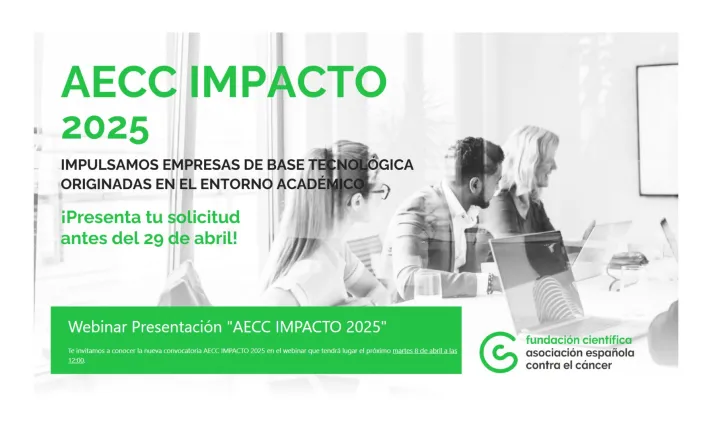 Banner del webinar sobre AECC IMPACTO 2025