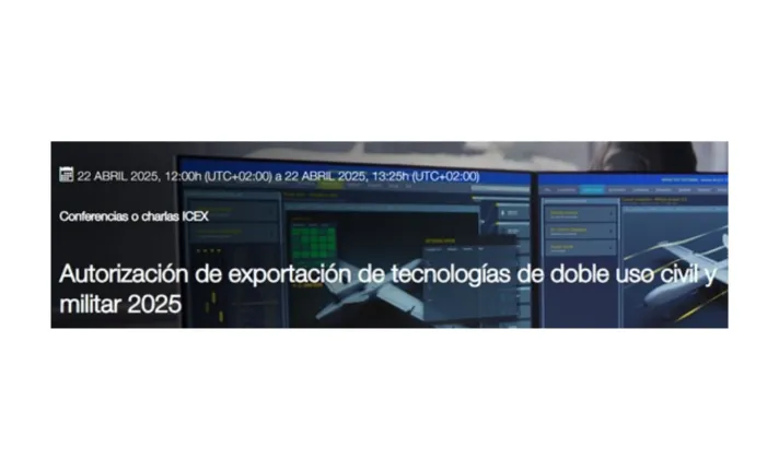 Autorización de exportación de tecnologías de doble uso civil y militar 2025