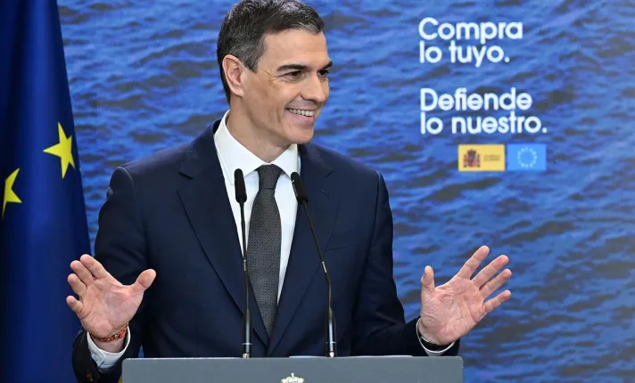 El presidente del Gobierno, Pedro Sánchez
