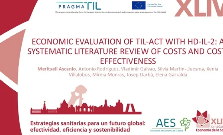 “Economic evaluation of TIL-ACT with HD-IL-2: a systematic literature review of costs and cost-effectiveness” 
