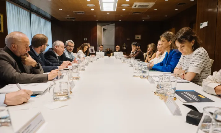 Reunión del Ministerio de Industria con representantes del sector farmacéutico para presentar el Plan Profarma