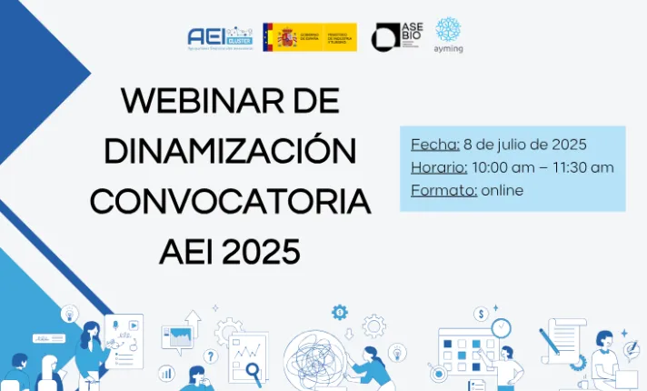 WEBINAR DE DINAMIZACIÓN CONVOCATORIA AEI 2025