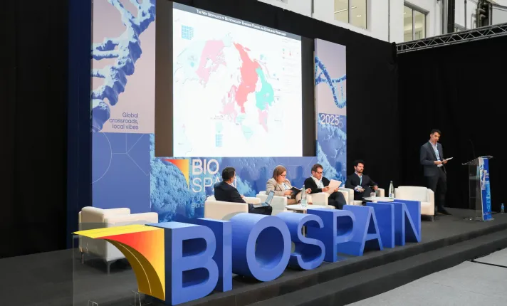 Sesión celebrada en BIOSPAIN 2025 para la presentación del mapa de AseBio sobre la geopolítica de la biotecnología
