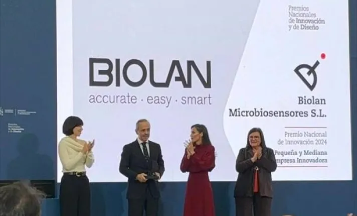 Entrega de los Premios Nacionales de Innovación y de Diseño 2024 a BIOLAN