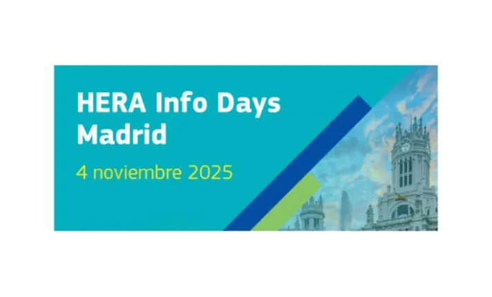 Banner del HERA Info Days Madrid 2025