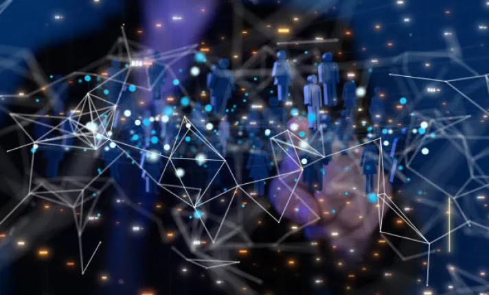 Imagen que representa conexiones tecnológicas