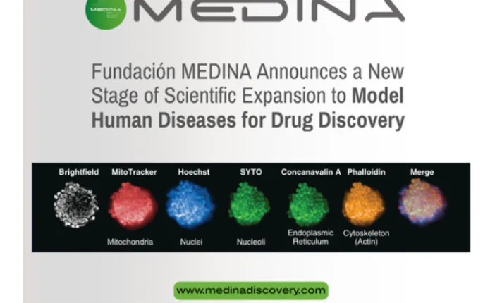 Fundación MEDINA Anuncia una nueva etapa de expansión científica con modelos avanzados de enfermedades humanas para el descubrimiento de fármacos