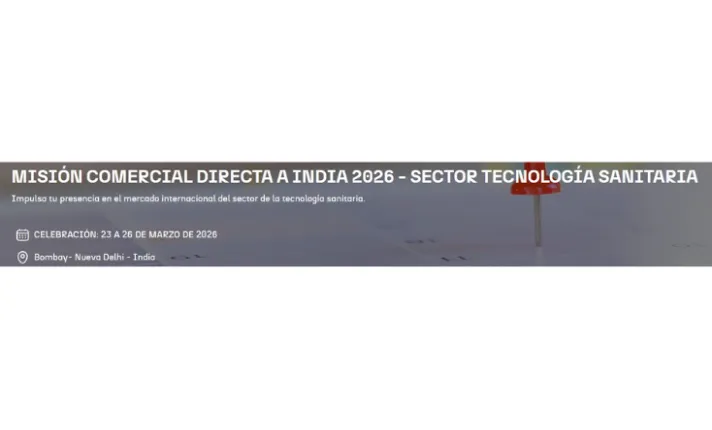 Misión comercial a India 2026 de ICEX - Sector tecnología sanitaria