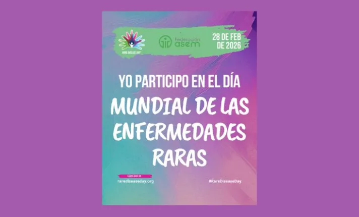 Cartel Federación ASEM por el Día Mundial de las Enfermedades Raras