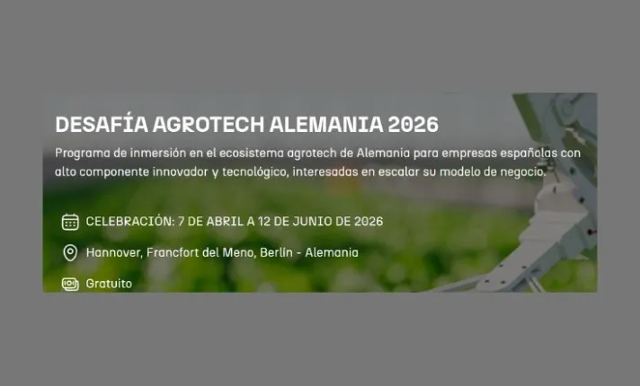 Banner del Desafía Agrotech Alemania 2026
