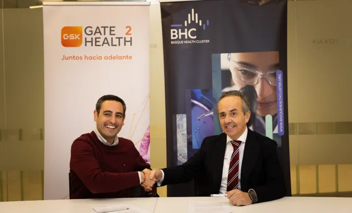 Firma del acuerdo entre GSK y BHC