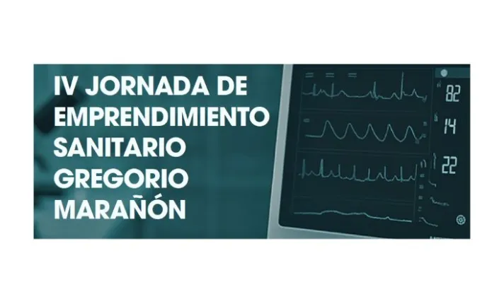 Banner de la IV Jornada de Emprendimiento Sanitario Gregorio Marañón