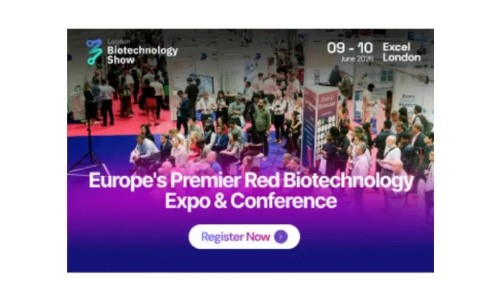 Banner del London Biotechnology Show 2026