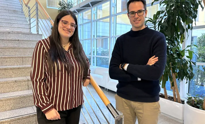 Los investigadores del CNIO Pilar Gallego y Marcos Díaz-Gay