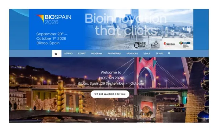 Imagen de la web de BIOSPAIN 2026