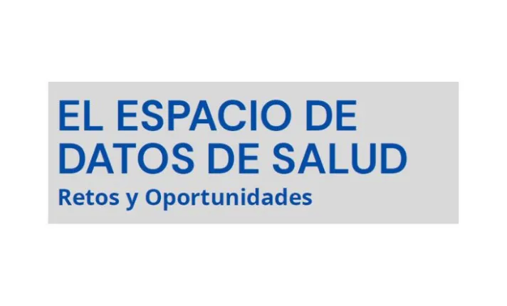 Banner del evento "Espacio de datos en salud: Retos y oportunidades"