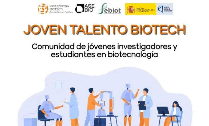 Banner de la II edición de la iniciativa Joven Talento Biotech