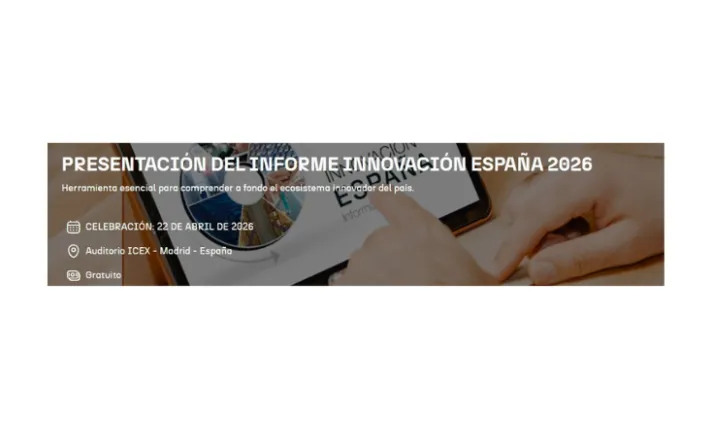 Banner presentación informe innovacion españa 2026