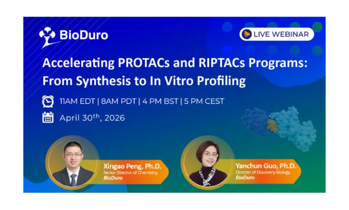 Webinar Practical Strategies to Advance PROTACs and RIPTACs from Synthesis to In Vitro Profiling 