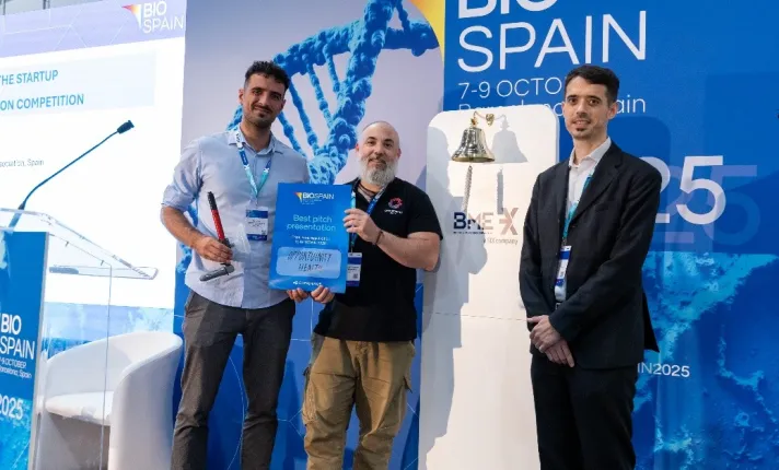 Ganador de pitch presentation biospain 2025 AseBio